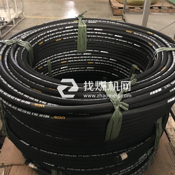 耐高温蒸汽胶管 三元乙丙帘子线夹布空气胶管 高压钢丝编织缠绕胶管