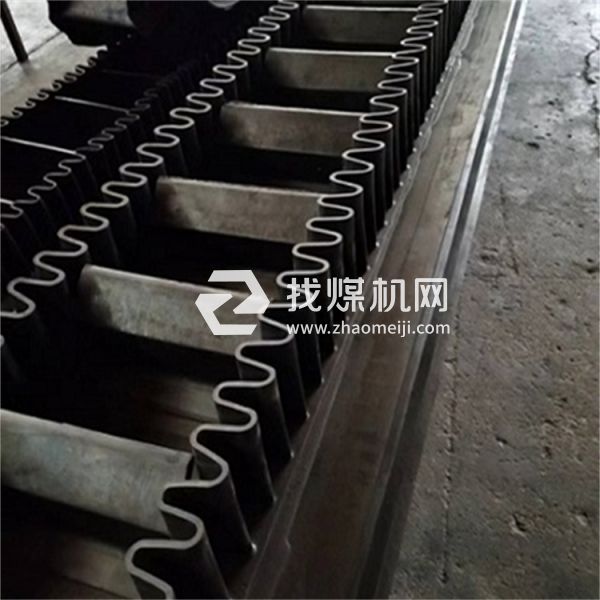 大倾角挡边输送机皮带 上料机挡边运输带生产厂家