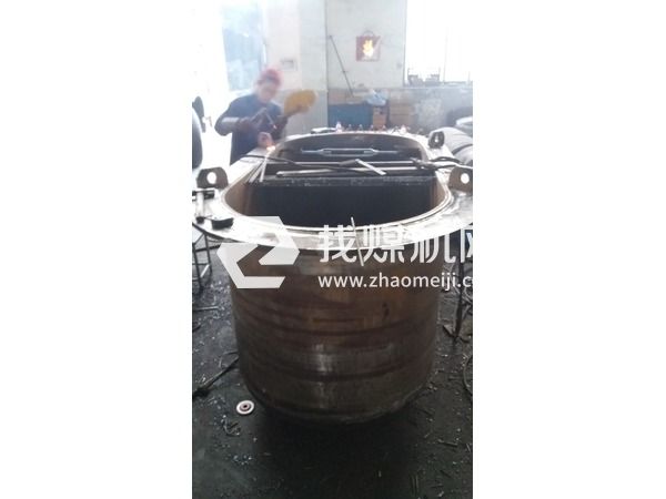 C276+Q345R熔高纯镁镁合金粗镁不锈钢爆炸复合工艺坩埚熔炼炉定制精致